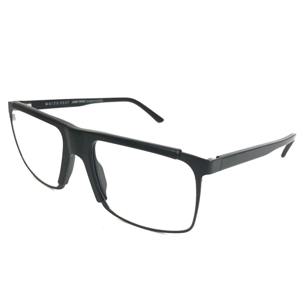 Andy Wolf Eyeglasses Frames BLAISE col.a Brown Square Oversized 56-18-145